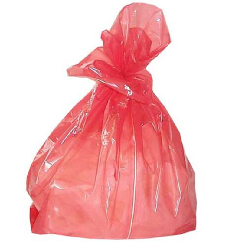 Custom Water Soluble Laundry Bags , PVA Plastic Medical Laundry Bags