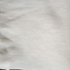 Non Woven Water Soluble Interlining Fabric / Water Dissolving Paper Embossed Designed
