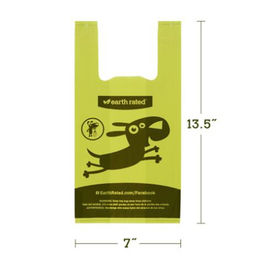 Efficient Biodegradable Poop Bags , Compostable Disposable Dog Waste Bags