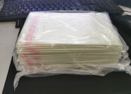 36" x 39" Infection Control PVA Water Soluble Laundry Sacks With Red Tie
